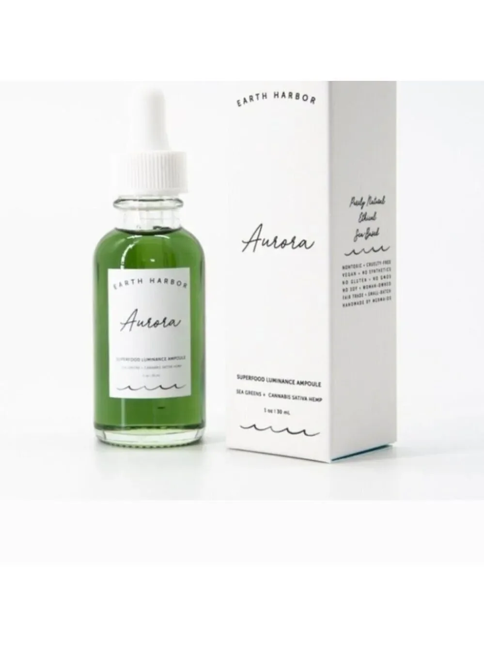 NIB Earth Harbor Aurora Super  luminance Serum 1 fl oz 30 ml